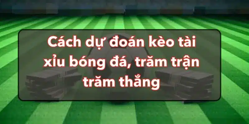 Cách Dự Đoán Kèo Tài Xỉu Bóng Đá, Trăm Trận Trăm Thắng Fcb8